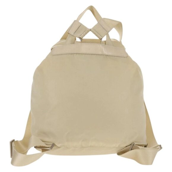 PRADA Backpack Nylon White Silver Auth 145850 - Picture 3 of 15